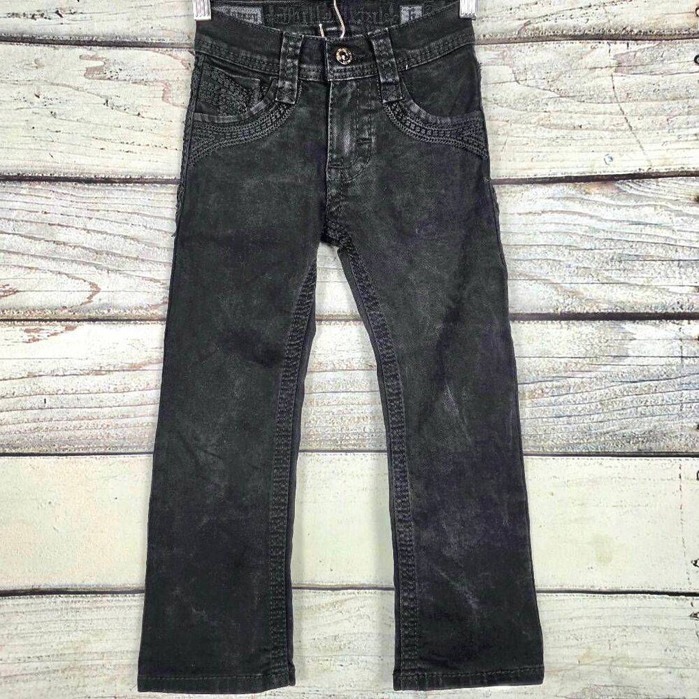 Cowboy Star Full Metal Girls Jeans Black Size 6